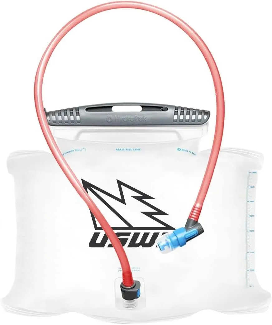 USWE Compact Lumbar Hydration Bladder, 1.5L Water Reservoir with Plug-n-Play Connection, Reversible for Easy Cleaning
