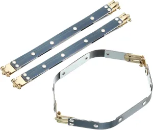uxcell Metal Internal Flex Frames, 3 Pcs 8.27" x 0.55" Flex Frame Kiss Lock Clasp, Handbag Frame Hardware Accessories Bag Clip for DIY Clutch Coin Purse Handmade Sewing Making Craft
