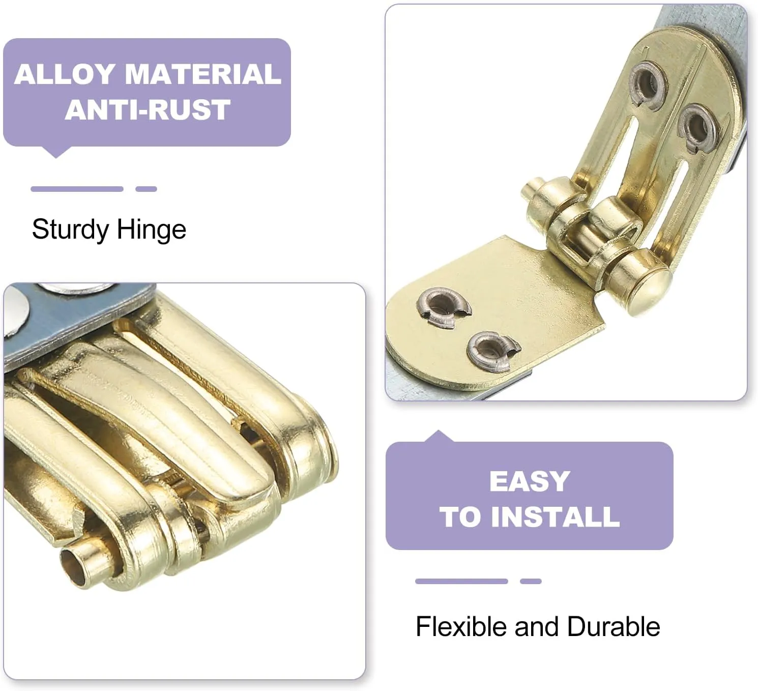 uxcell Metal Internal Flex Frames, 3 Pcs 9.06" x 0.55" Flex Frame Kiss Lock Clasp, Handbag Frame Hardware Accessories Bag Clip for DIY Clutch Coin Purse Handmade Sewing Making Craft