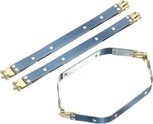 uxcell Metal Internal Flex Frames, 3 Pcs 9.06" x 0.55" Flex Frame Kiss Lock Clasp, Handbag Frame Hardware Accessories Bag Clip for DIY Clutch Coin Purse Handmade Sewing Making Craft