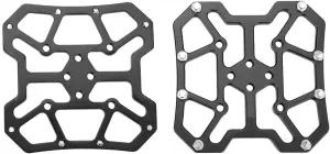 VBESTLIFE 1 Pair Aluminum Alloy Bike yle Clipless Pedal Platform Adapters for Shimano Spd Speedplay (Black, Red)(Black) Clipless Platform Adapter Spd Platform Adapter