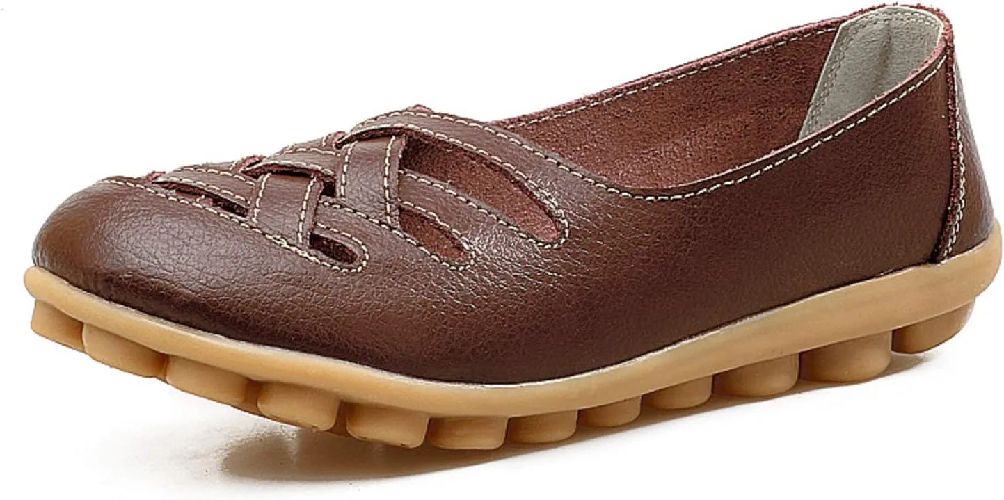 VenusCelia Women's Comfort Walking Casual Flat Loafer