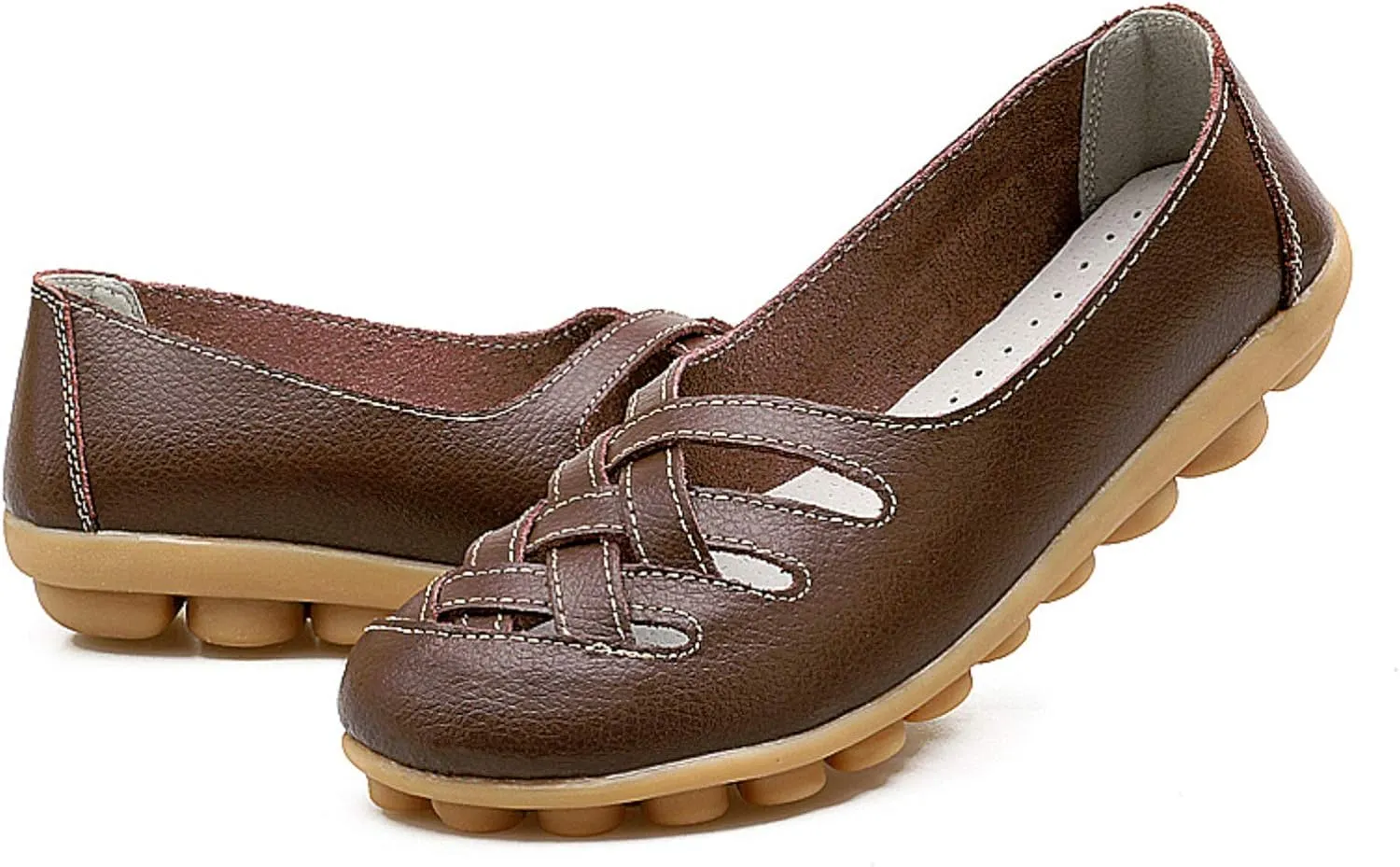 VenusCelia Women's Comfort Walking Casual Flat Loafer