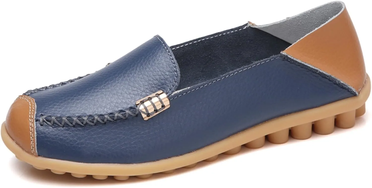 VenusCelia Women's Comfort Walking on Clouds Flat Loafer