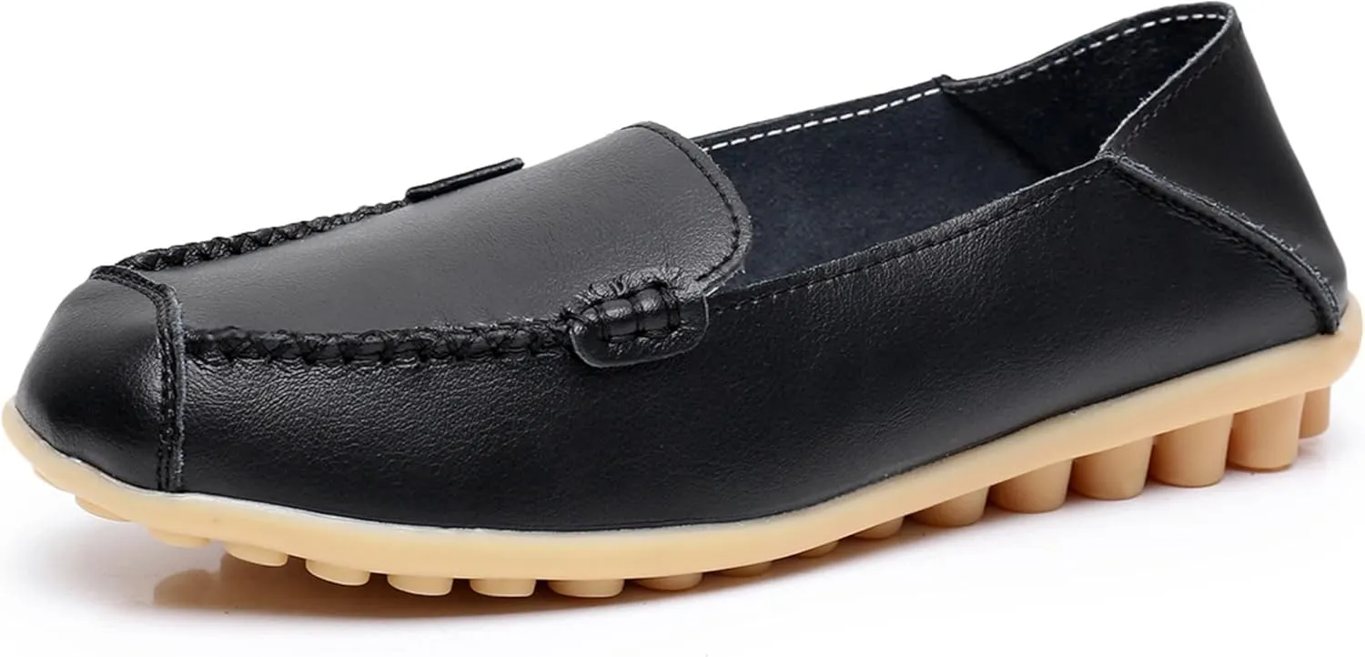VenusCelia Women's Comfort Walking on Clouds Flat Loafer