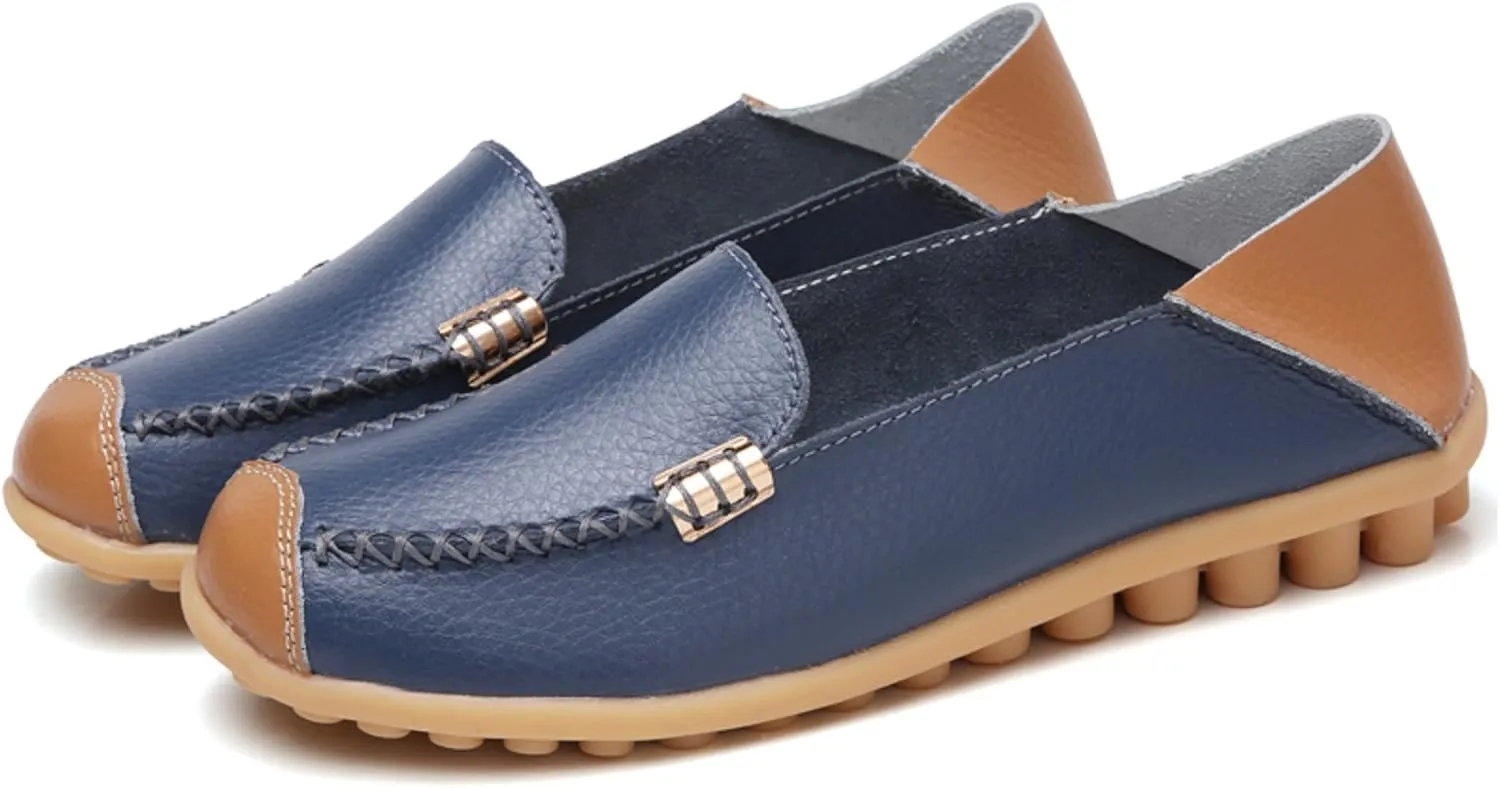 VenusCelia Women's Comfort Walking on Clouds Flat Loafer