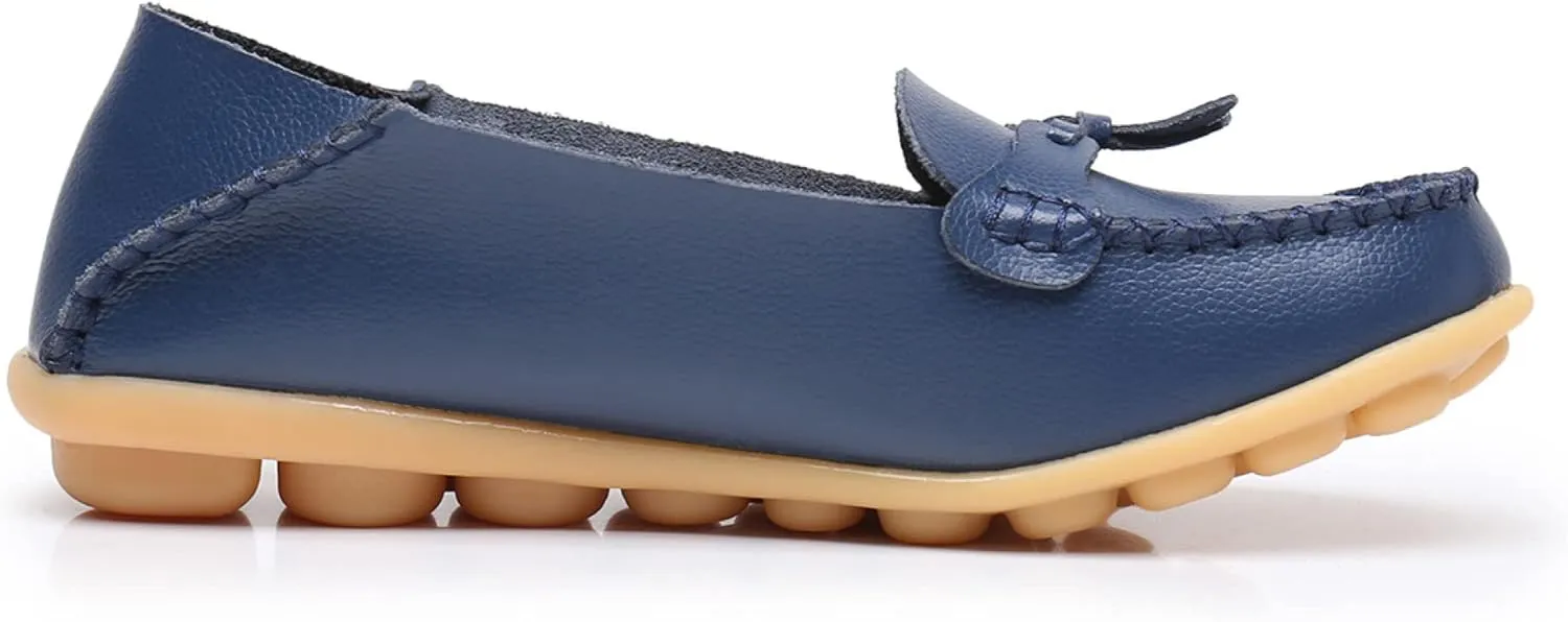 VenusCelia Women's Decoration Comfort Walking Flat Loafer