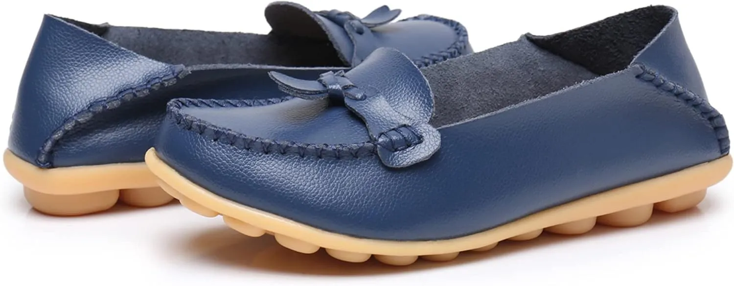VenusCelia Women's Decoration Comfort Walking Flat Loafer