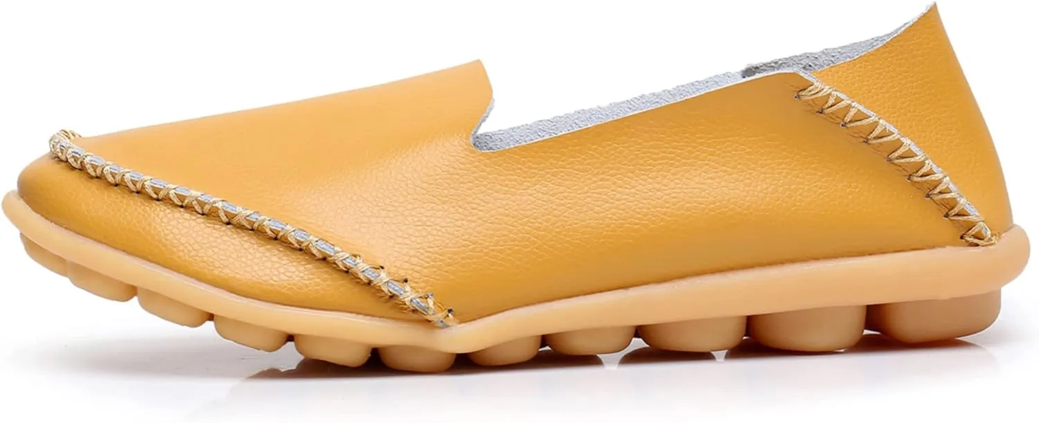 VenusCelia Women's Streamline Comfort Walking Flat Loafer