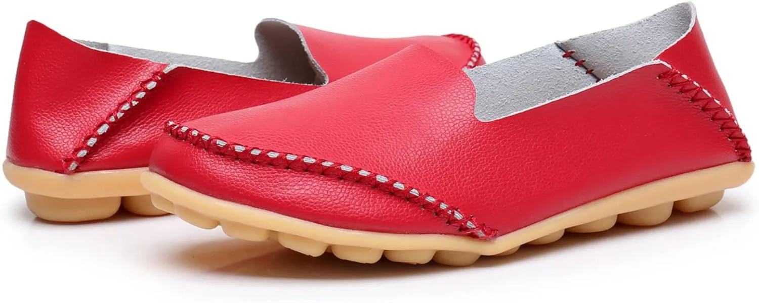 VenusCelia Women's Streamline Comfort Walking Flat Loafer