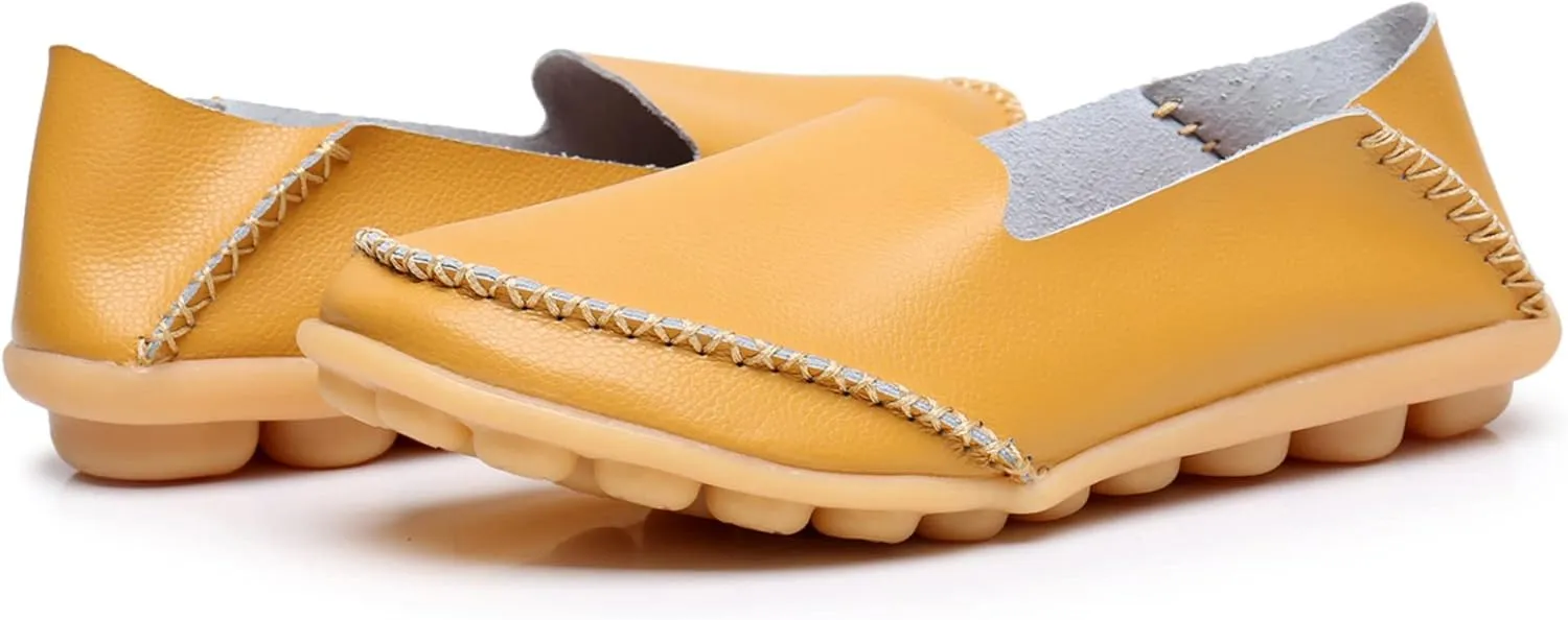 VenusCelia Women's Streamline Comfort Walking Flat Loafer