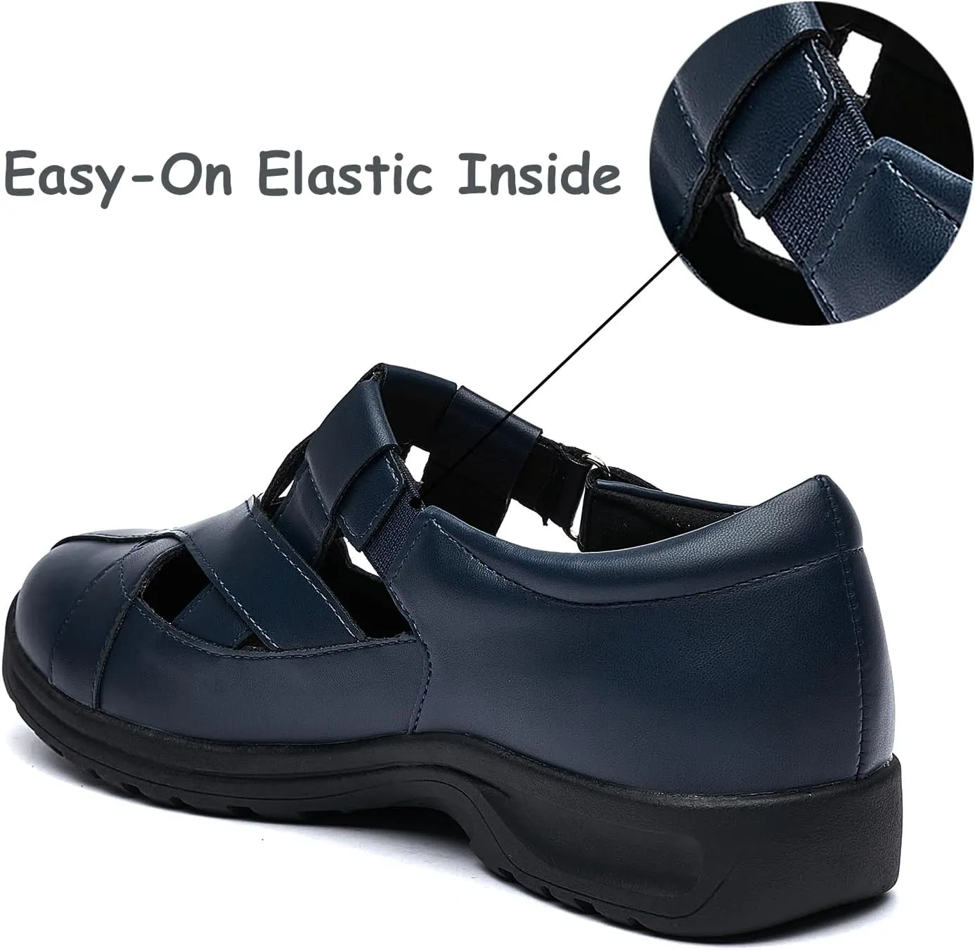 VERDASCO Womens Wide Shoes Casual Loafers Comfort Flats Sandals Classic Dressy Shoes