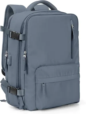 VGCUB Large Travel Backpack Bag for Women Men,Carry on Backpack,17 Inch Laptop Business Work Waterproof Backpack with Laptop Compartment,Person Item Flight Approved,Mochila de Viaje,Jewel Blue