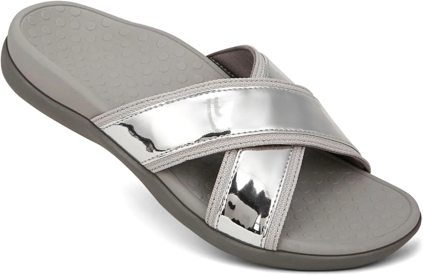 Vionic Merced Women's Cross Strap Slide Orthotic Sandals