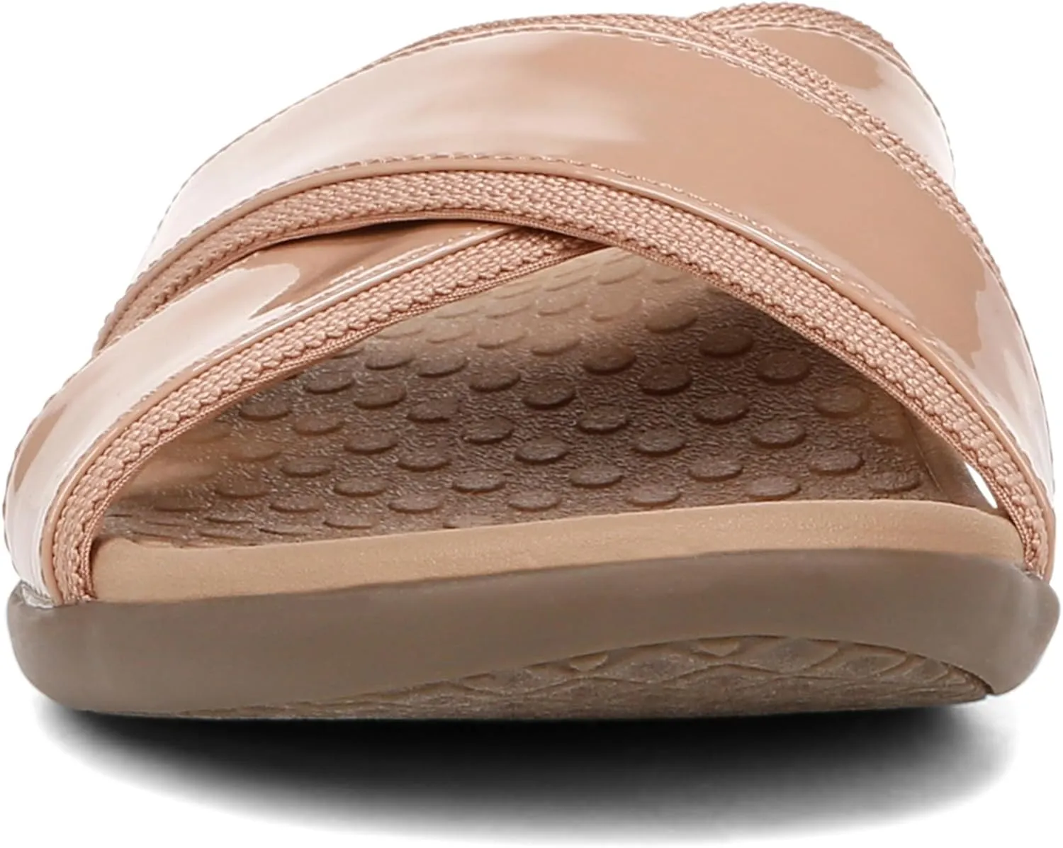 Vionic Merced Women's Cross Strap Slide Orthotic Sandals