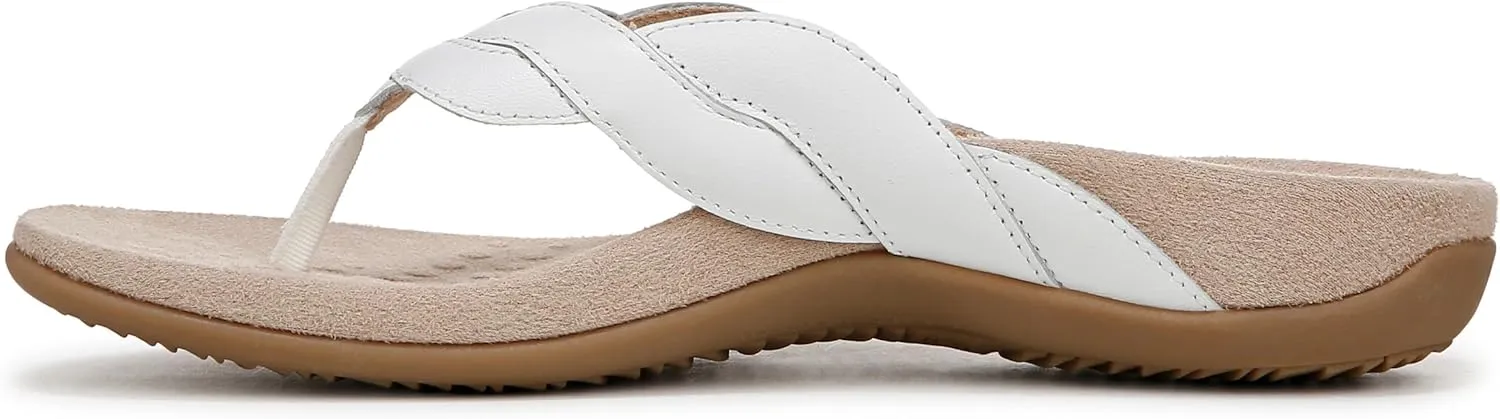Vionic Women's Bella Braid Thong Sandals Flip-Flop