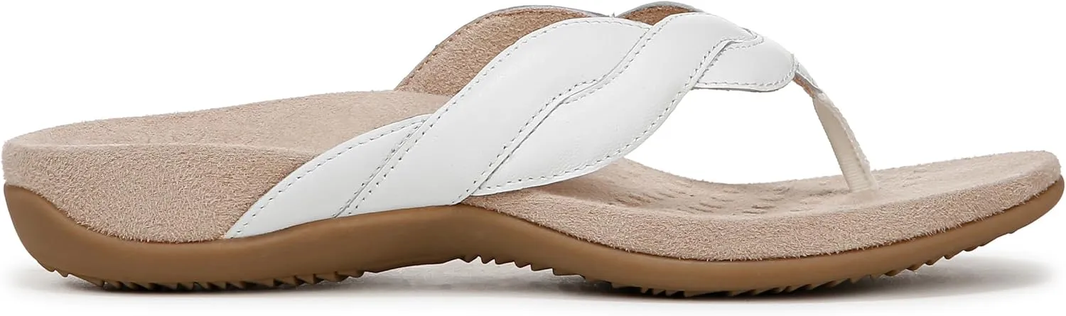 Vionic Women's Bella Braid Thong Sandals Flip-Flop