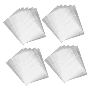 VOSAREA Heat Shrink Film Bags 100 Pack Strong for Bottle Packaging Shoes DIY Crafts