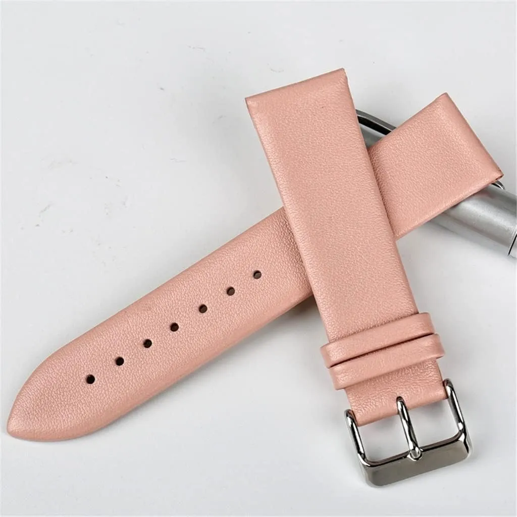 Watch Band Women Watch Accessories Real Cow Leather Watch Strap Bracelet Watchbands(16mm)