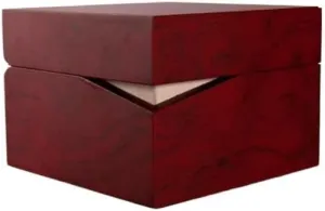 Watch Box Watch Storage Box Solid Wood Flip Cover Watch Box Watches Box (D)