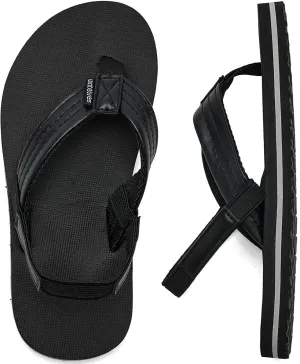 WateLves Girls & Boys Kids Flip Flop summer Slide Sandals Slip on Suitable for Bath Shower Beach pool (Little Kid/Big Kid)