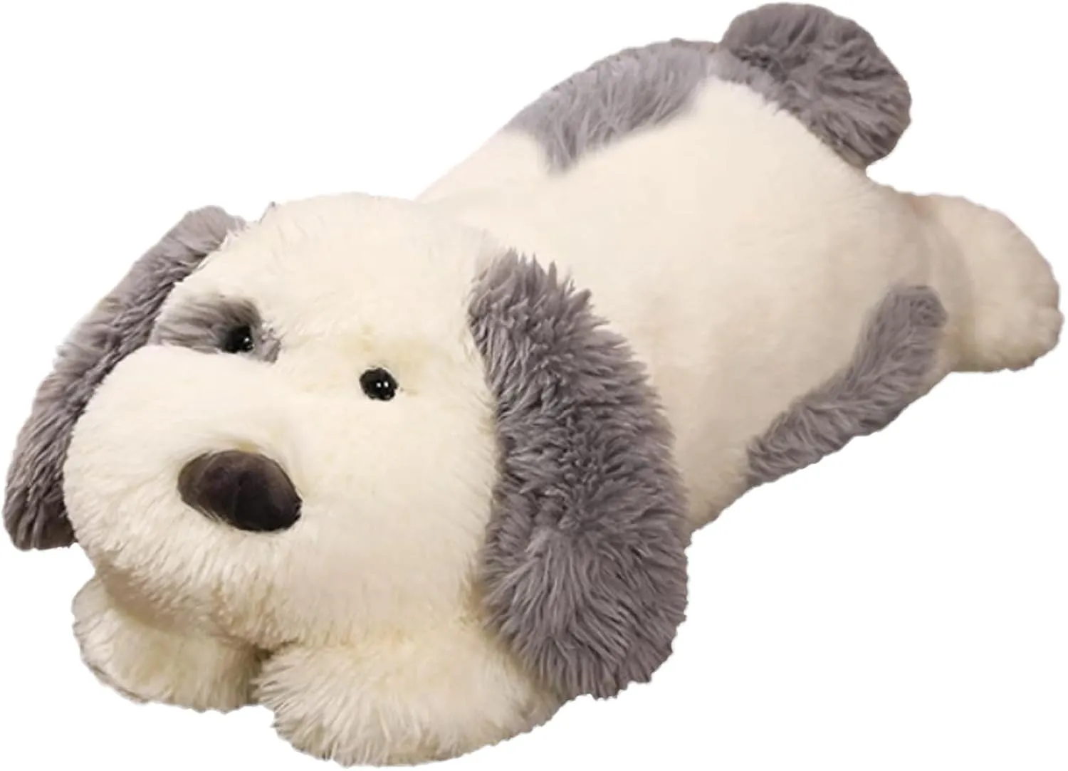 Weighted Plush Cow Stuffed Animal, 24 inches, 4 lbs, Soft Plushie for Kids and Adults (Dog Medium)