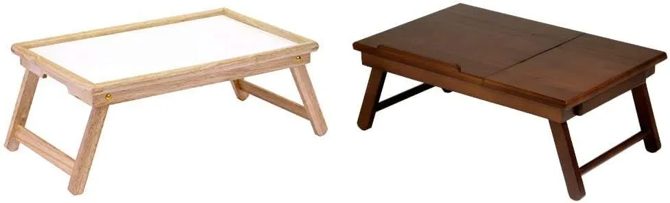 Winsome Wood Ventura Bed Tray (Natural/wht) Alden Bed Tray (Walnut)