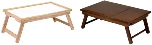 Winsome Wood Ventura Bed Tray (Natural/wht) Alden Bed Tray (Walnut)