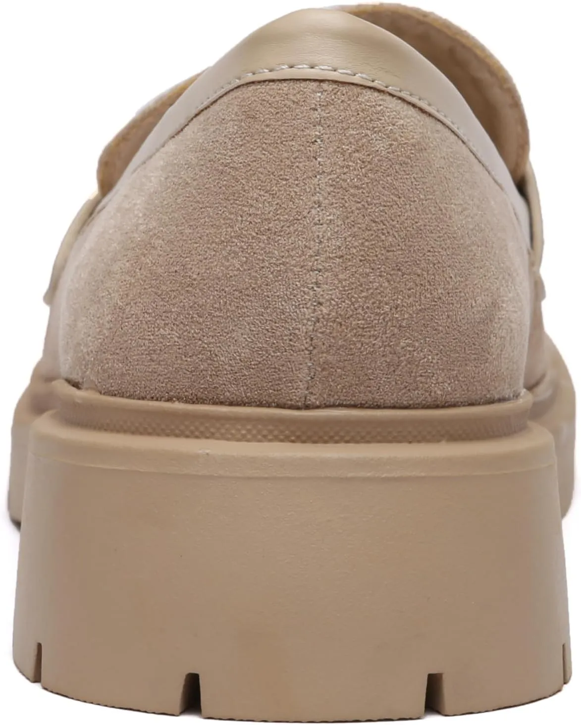 Women Penny Loafers Casual Hollow Out Slip On Chunky Platform Loafers Work Shopping Travel Shoes