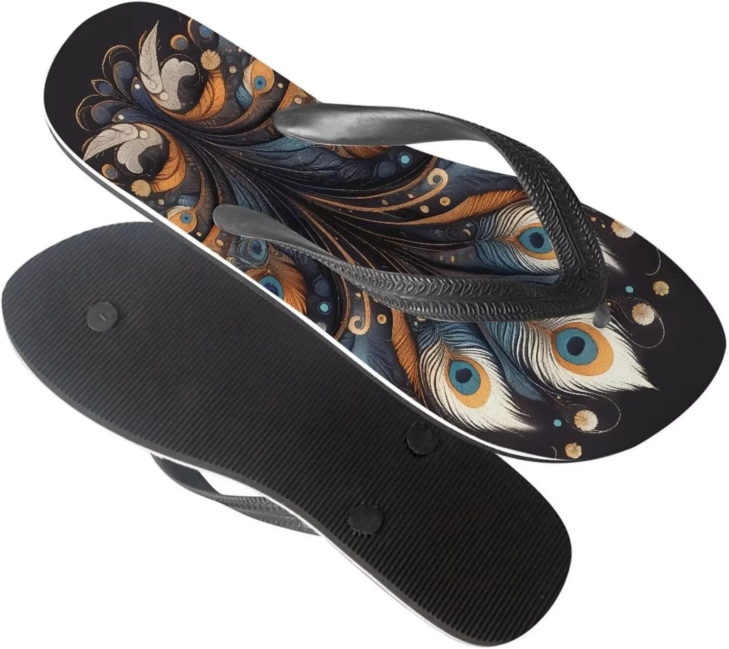 Women Pig Cat Bunny Print Flip Flop Sandal, American Flag Lightweight Thong Sandals Comfort Summer Beach Slippers