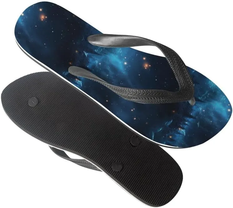 Women Sea Wave Flip Flop Sandal, Cute Lotus Orthotic Flip Flops Lightweight Flat Sandals Indoor Outdoor for Summer