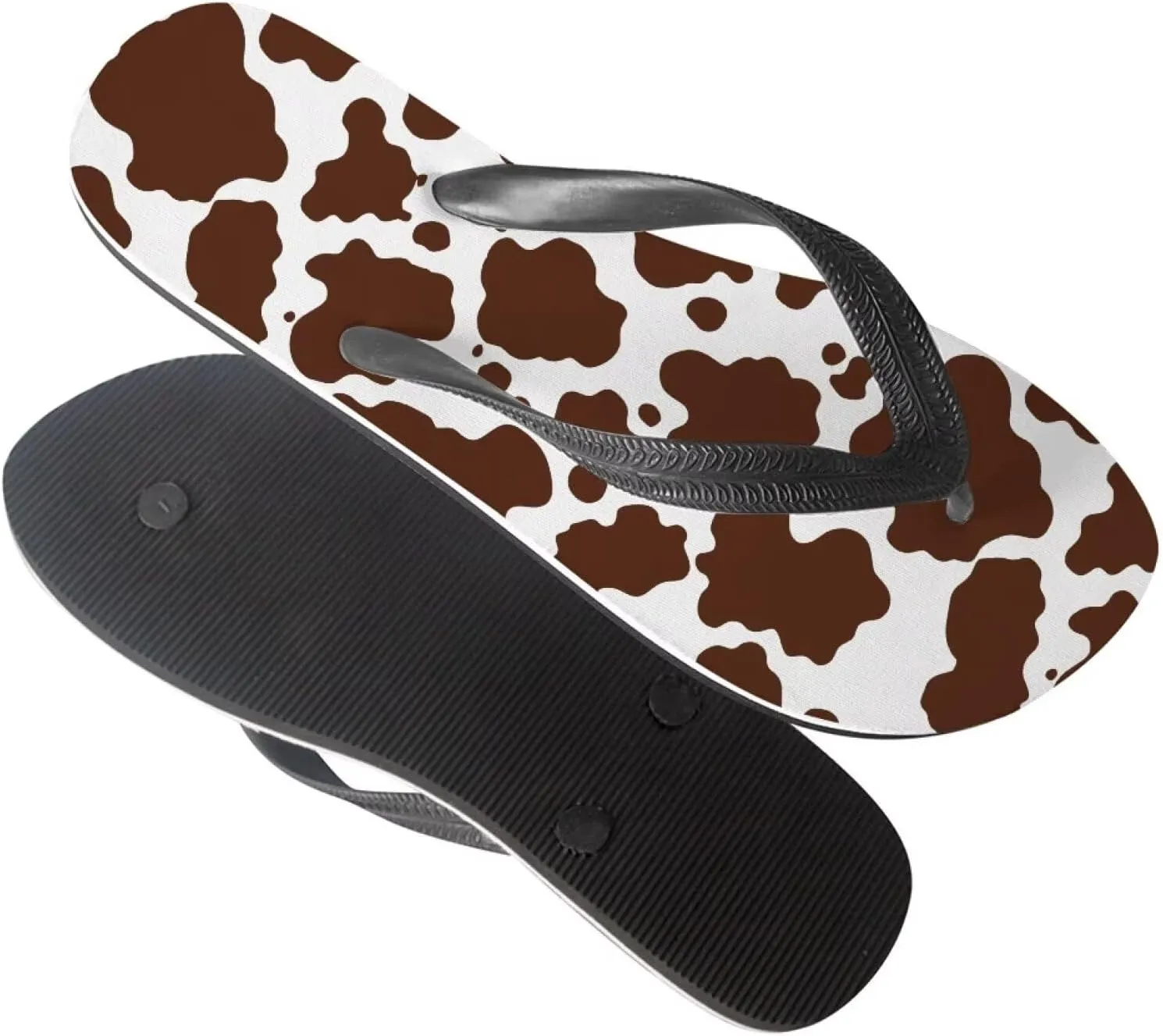 Women Skull Flip Flop Sandal, Animal Floral Classic Men's Thong Sandals Bathroom Soft Comfort Fit Unisex