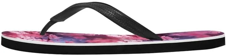 Women Tie-Dye Flip Flop Sandal, Hawaii Graffiti Soft Comfort Fit Slippers for Summer Unisex Outdoor Shower Slippers