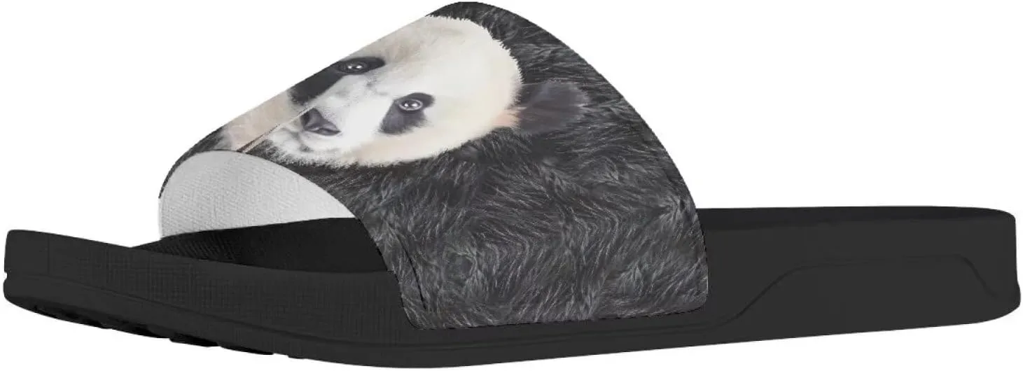 Womens Animal Printed Flat Sandals Non Slip Slide Sandals Shower Slippers Unisex Cute Summer Slide Slippers