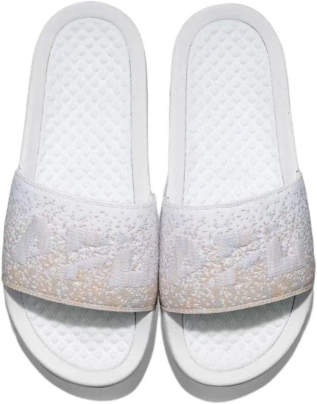Women's Big Logo TechLoom Slide White / Pastel Melange / Ombre WHITE / PASTEL MELANGE / OMBRE / 10