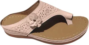 Women's Breathe Bunion Summer Sandal Hollow Out Solid Platform Clip Toe Slipper Arch Support Beach Casual Sandals
