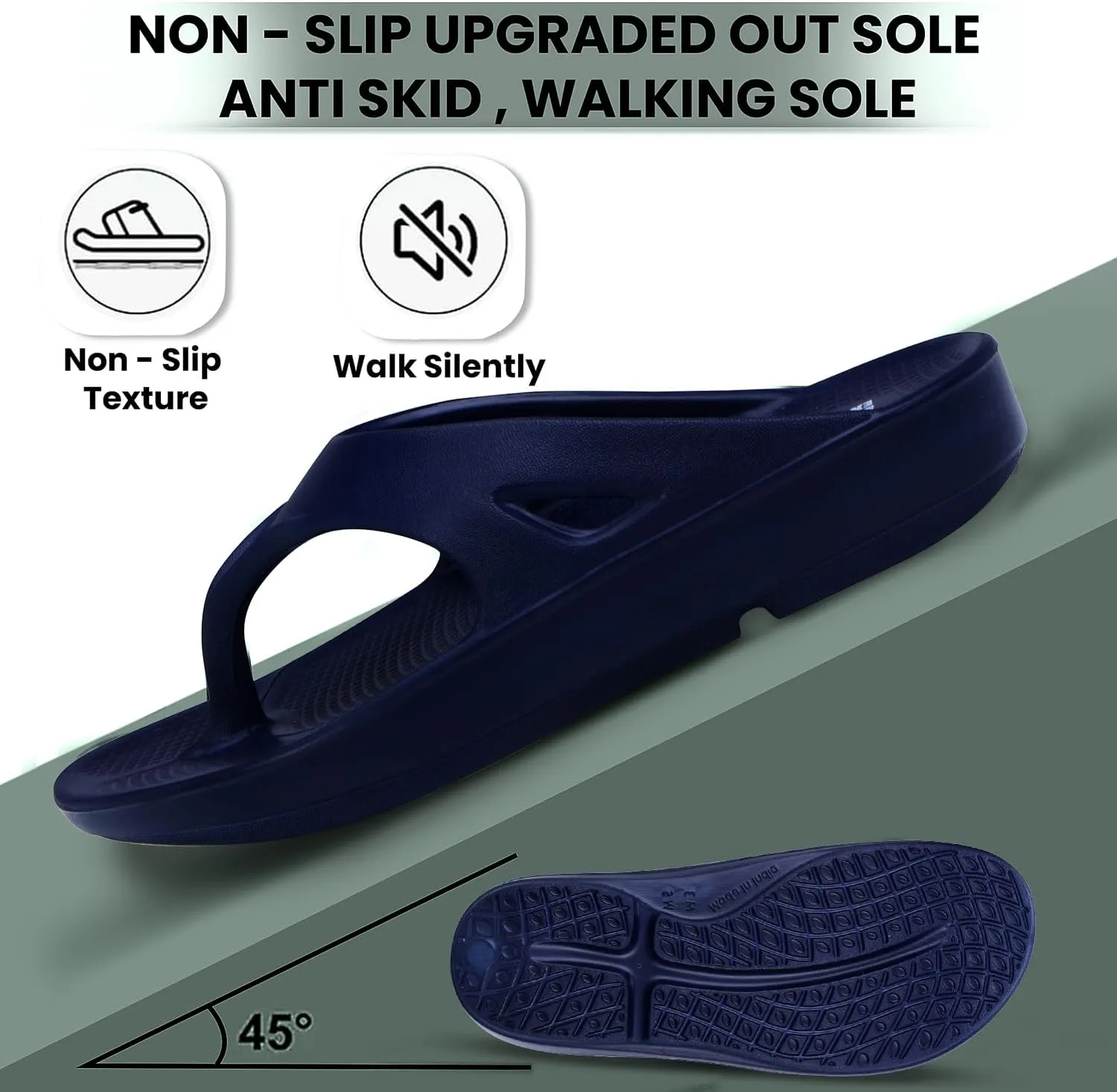 Women's Classic Ultra Soft Flip Flops/Slippers with Cushion FootBed for Adult | Comfortable & Light Weight| Stylish & Anti-Skid| Waterproof & Everyday Slip-on for Ladies/Girls D-510