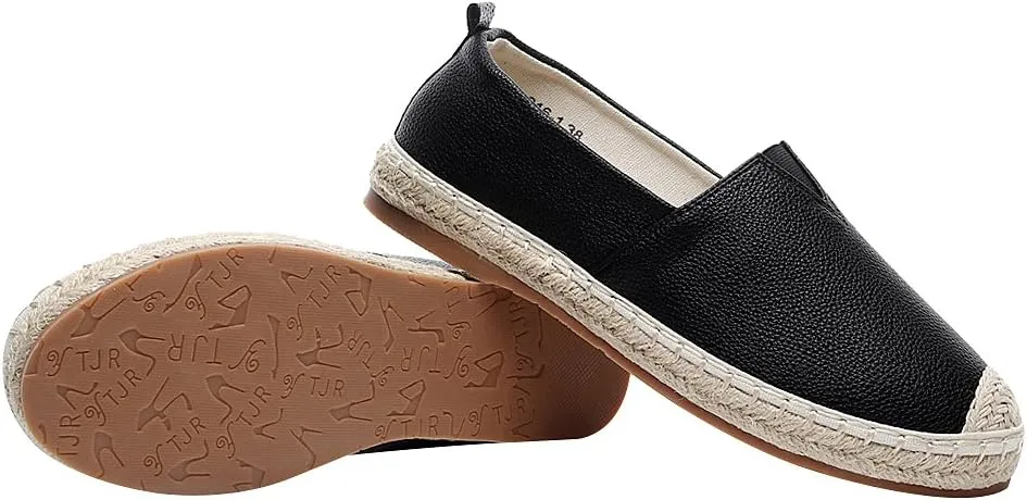 Women's Comfort Loafer Flats Low-Top Slip-on Casual Espadrilles