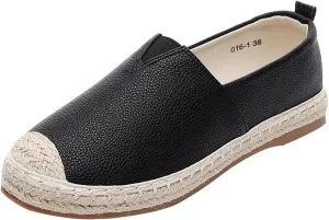Women's Comfort Loafer Flats Low-Top Slip-on Casual Espadrilles
