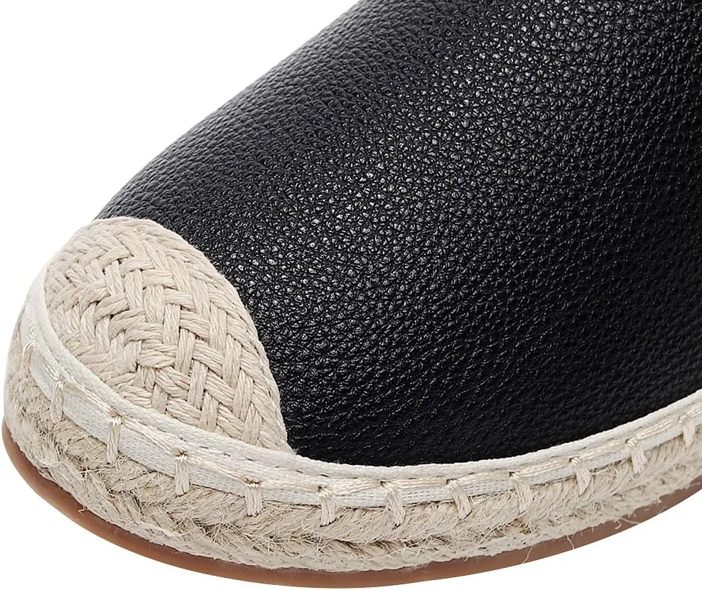 Women's Comfort Loafer Flats Low-Top Slip-on Casual Espadrilles