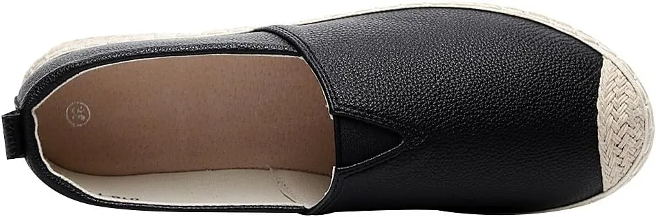 Women's Comfort Loafer Flats Low-Top Slip-on Casual Espadrilles