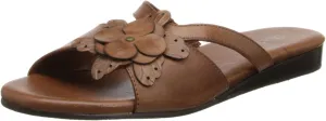 Women's Fiji Dress Sandal,Luggage Soft Maia Leather,10.5 XW US