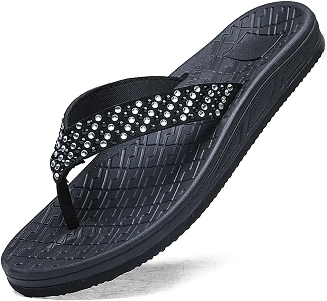 Women's flip-flops Sandals Summer beach slippers Classic comfort Lightweight casual non-slip durable flip-flops suitable for indoor and outdoor