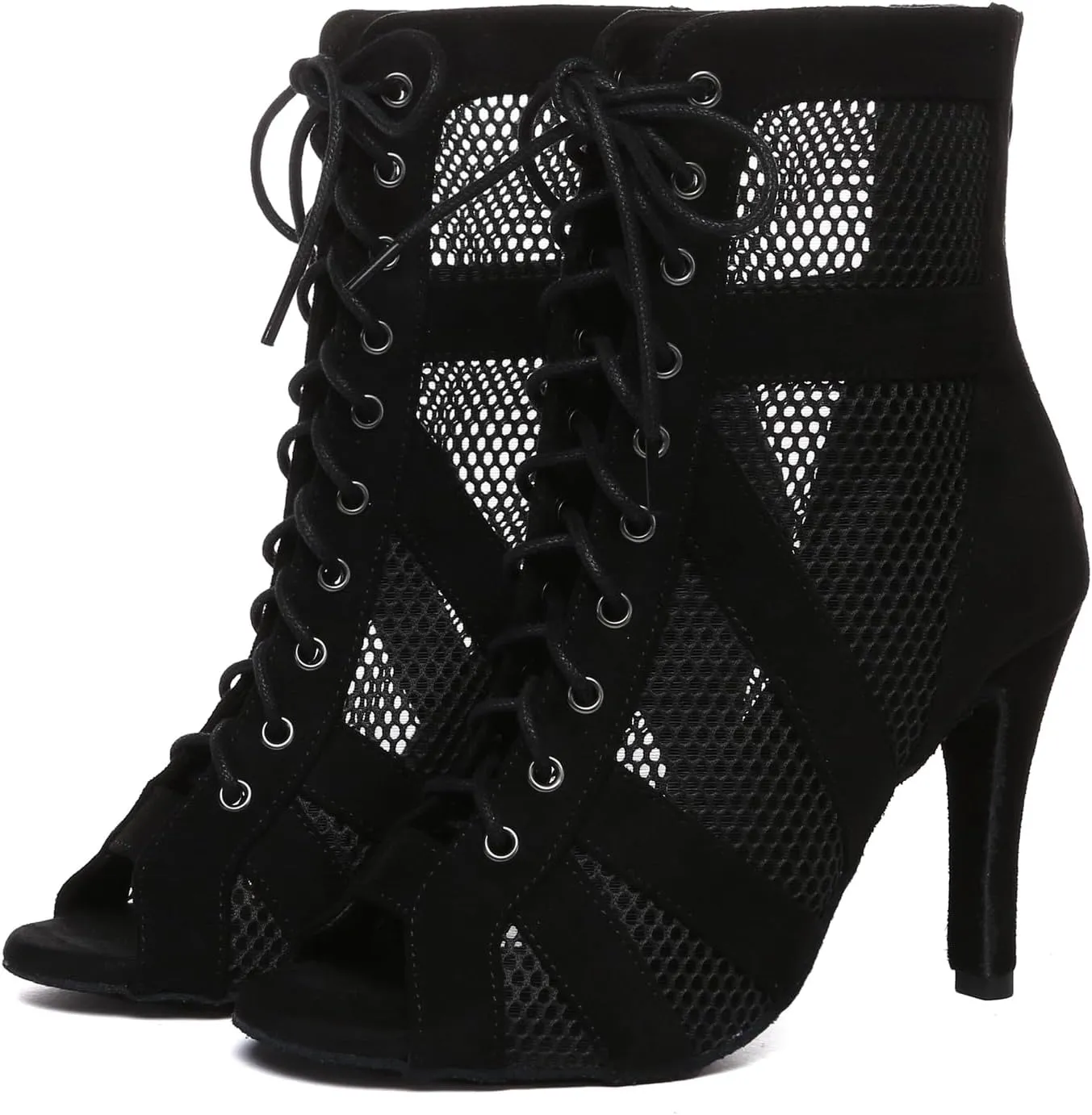 Womens Girls Sexy Ballroom Dancing Shoes Open Toe Party Evening Ankel Sandals Booties