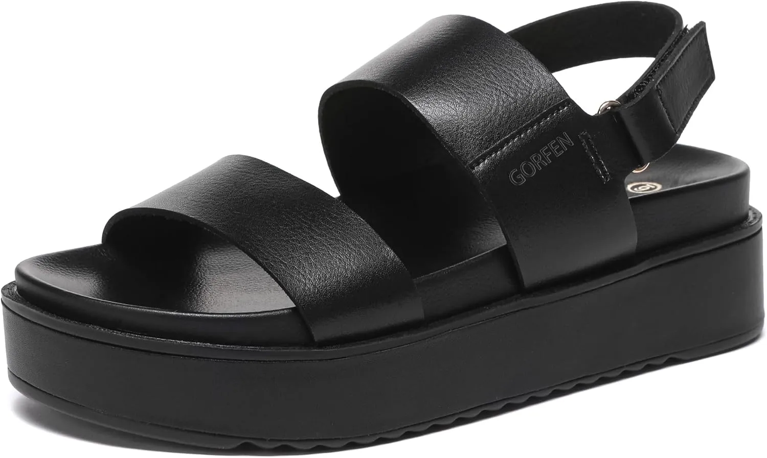 Women's Platform Sandals Comfortable Arch Support Open Toe Wedge Sandal with Adjustable Strap for Summer