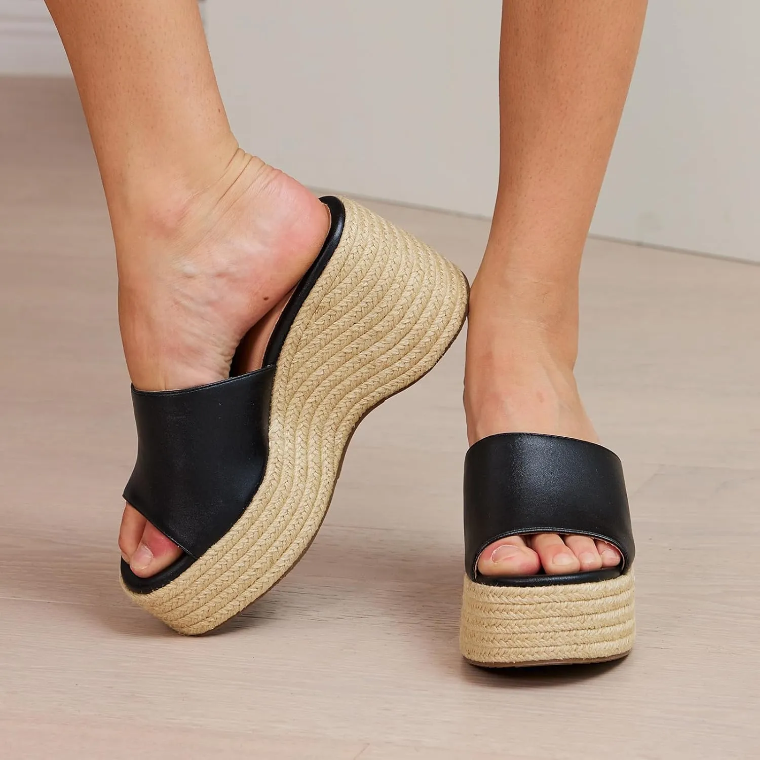 Women's Platform Wedge Espadrille Sandals wedge heel Sandals For Women Summer Beach