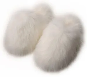 Women's Plush Faux Fur Slipper Slide Sandal Soft Furry Fuzzy Fluffy Lovely Indoor Outdoor Slip On Slippers Multicolor Winter House Shoes