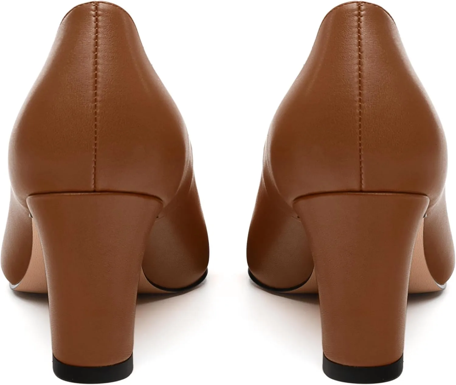 Women's Pumps, Pointed Closed Toe Mid Heel, Fashion Solid Matte Daily Working Party Shoes for Women 2.5Inch