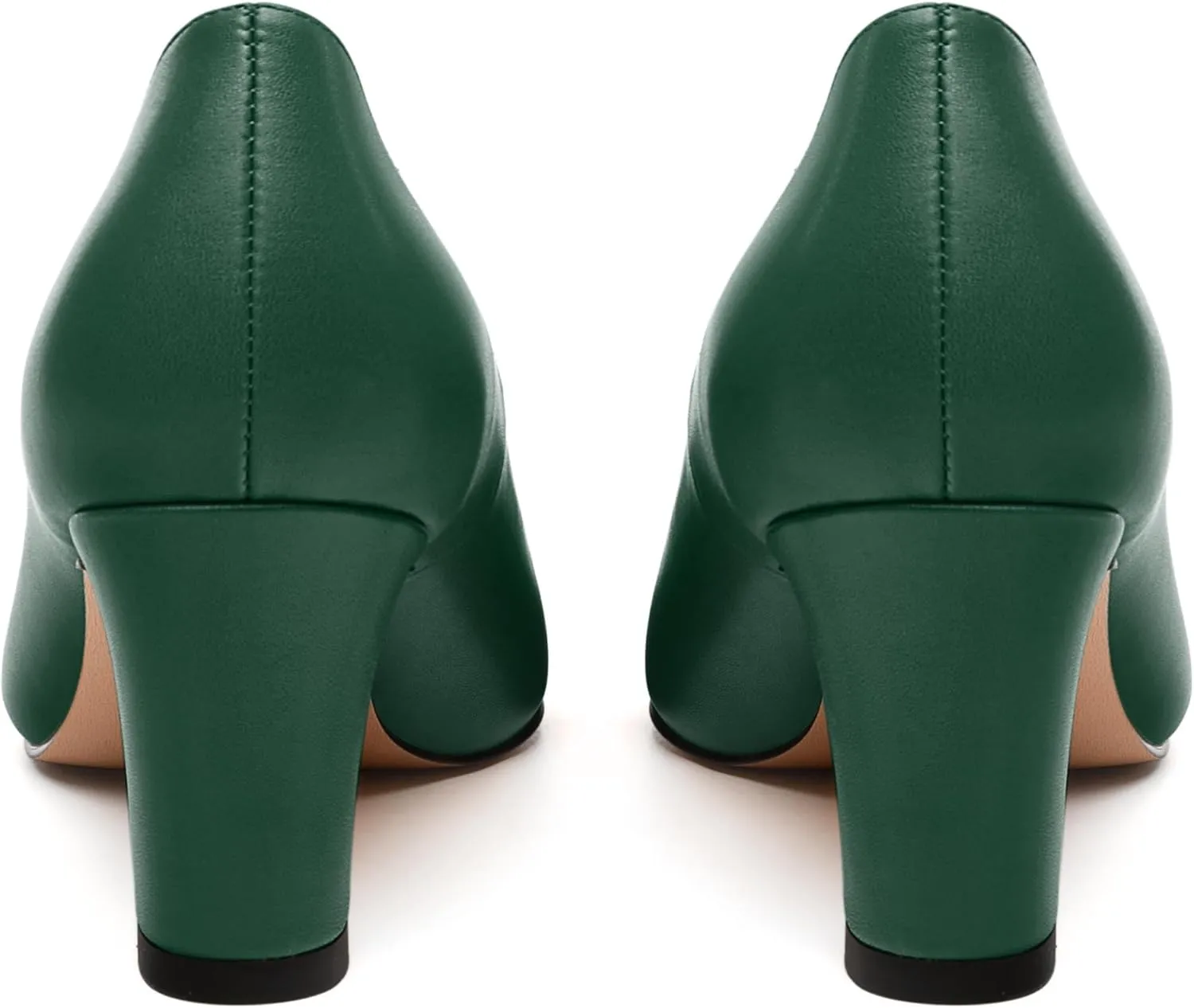 Women's Pumps, Pointed Closed Toe Mid Heel, Fashion Solid Matte Daily Working Party Shoes for Women 2.5Inch
