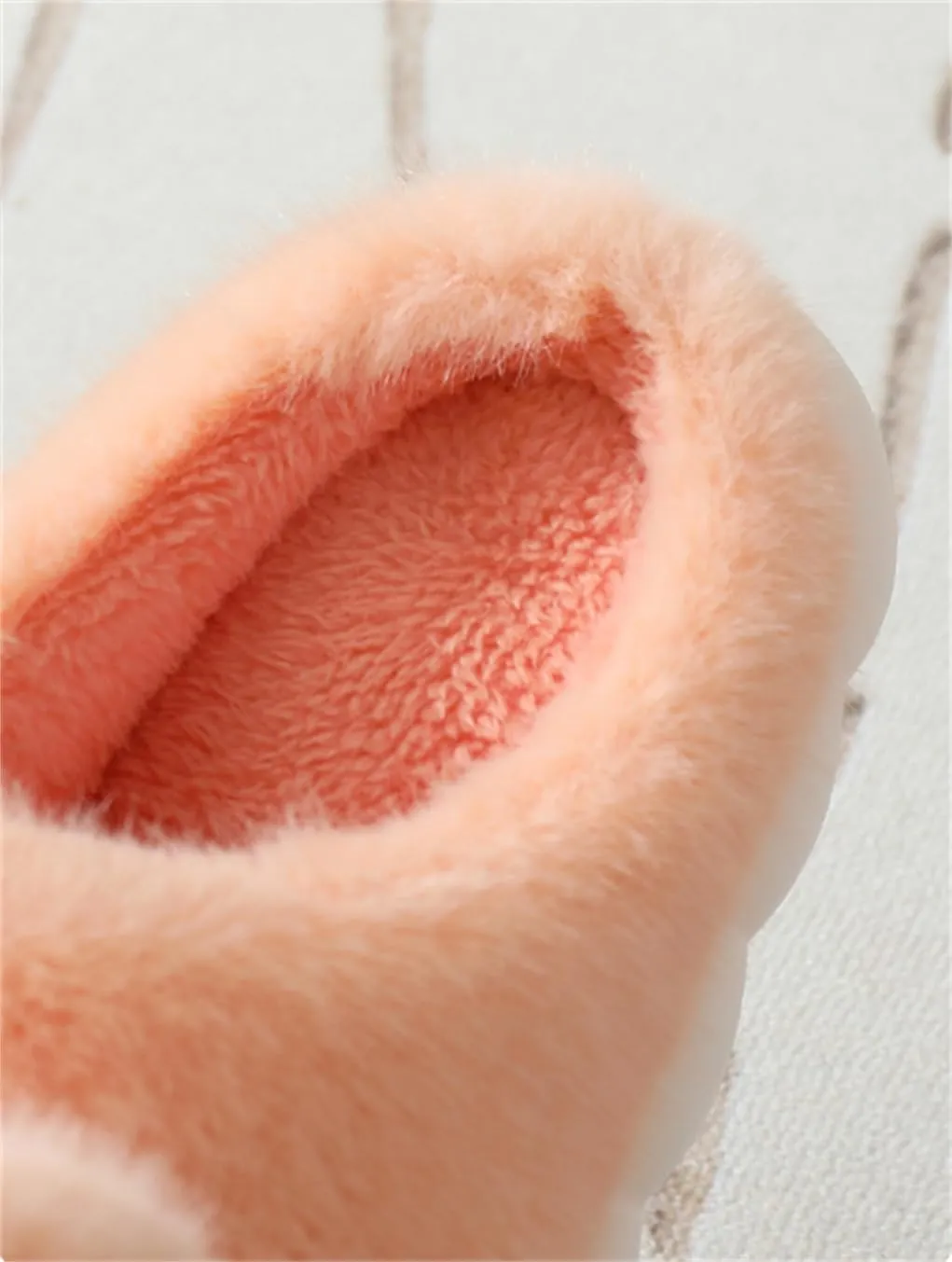 Women's Rabbit Plush Slippers - Warm, Comfortable, Anti-Slip, Thick Sole, Soft Cotton, Perfect for Winter